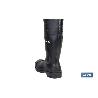 BOTA ALTA DE AGUA PVC NEGRA TALLA 38