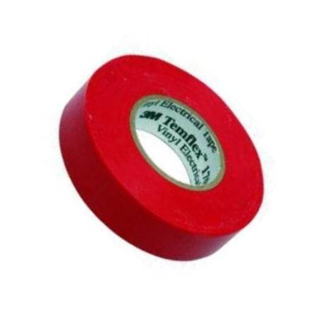 CINTA AISLANTE TEMFLEX ROJO 3M 20MX19MM