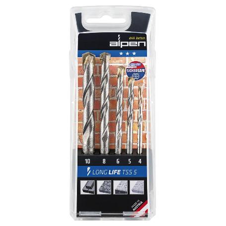 ESTUCHE BROCAS ALPEN WIDIA LONG LIFE 5 PIEZAS