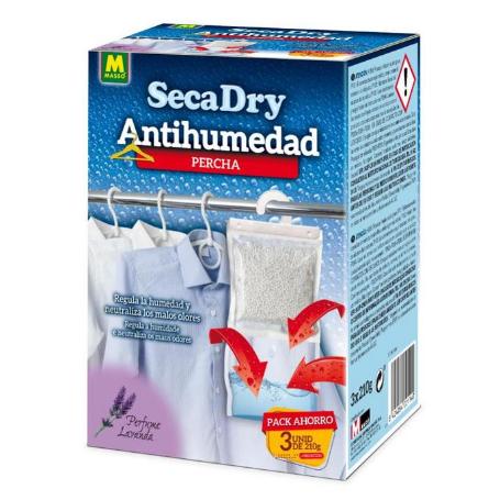 MASSO SECADRY PERCHAS ANTIHUMEDAD PACK 3 U. X 210 GR 231646