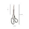 TIJERAS MULTIUSO ACERO INOXIDABLE 8,5 / 220 MM. HOJAS ACERO INOXIDABLE, MANGO COMODO Y SUAVE