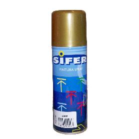 SIFER PINTURA SPRAY ESMALTE ACRILI.BRILLANTE 200ML ORO