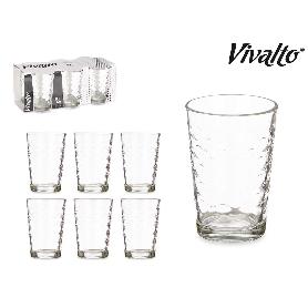 VASOS AGUA CIRCULOS 200 ML LOTE 6