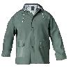 TRAJE DE AGUA IMPERMEABLE VERDE PVC         TALLA 7-L