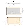  KIT DE CAJÓN PARA COCINA O BAÑO VERTEX DE ALTURA 178MM CON TABLEROS INCLUIDOS, MÓDULO 600MM, GRIS ANTRACITA