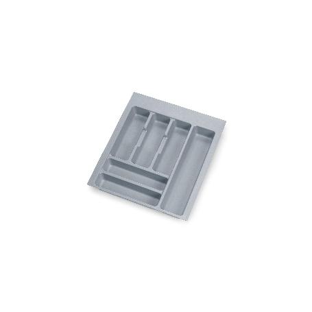  CUBERTERO OPTIMA PARA CAJÓN UNIVERSAL, MÓDULO 450MM, PLÁSTICO, GRIS