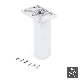  PIE REGULABLE PARA MUEBLE SMARTFEET, CENTRAL, REGULABLE 140 - 150 MM, PLÁSTICO, BLANCO