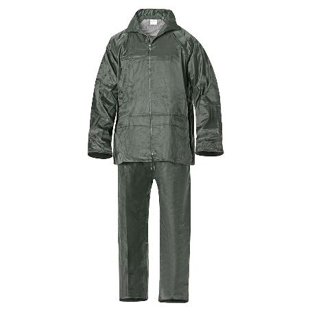 TRAJE DE AGUA IMPERMEABLE VERDE NYLON       TALLA 7-L