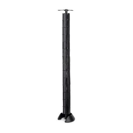 COLUMNA PASACABLES HEXA, PLÁSTICO, NEGRO