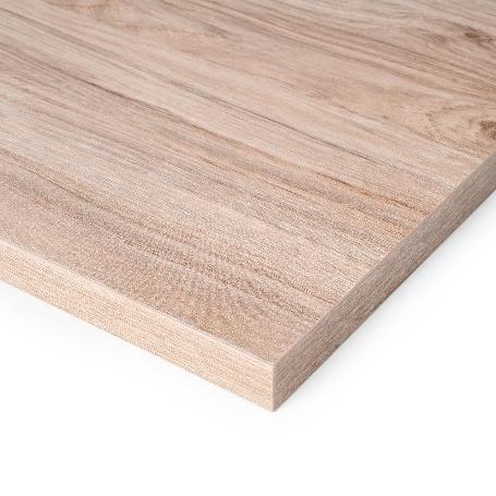 Tablero para mesa, 900x500mm, espesor 30mm, Madera, Efecto roble