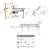  GUÍAS OCULTAS SLIPPE PARA CAJONES DE EXTRACCIÓN TOTAL CON CIERRE SUAVE Y ENGANCHE, 440, CINCADO, ACERO
