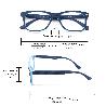 GAFAS LECTURA ILLINOIS AZULES. AUMENTO +2,5 GAFAS DE VISTA, GAFAS DE AUMENTO, GAFAS VISIÓN BORROSA