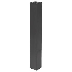 COLUMNA 80X80 PARA BASE PLANA CUADRADA ACABADO NEGRO MATE ALTURA H710