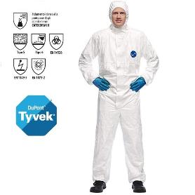 MONO TYVEK PRO-TECH BLANCO CAT.III T-L TIPO 5B Y 6B