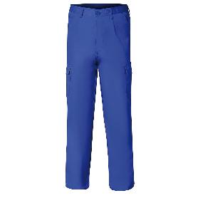 PANTALON DE TRABAJO LARGO, COLOR AZUL, MULTIBOLSILLOS, RESISTENTE, TALLA 40