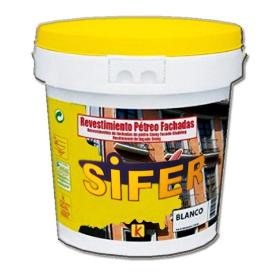 SIFER PINTURA  FACHADA PETREA ANTIMOHO LISA BLANCA MAT 5K