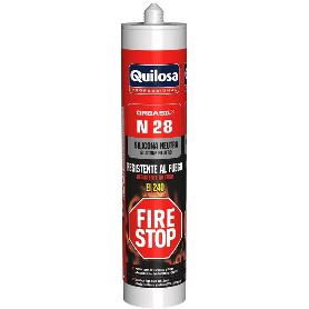 SILICONA NEUTRA RF-240 FIRE-STOP 300ML ANTIFUEGO GRIS PERLA