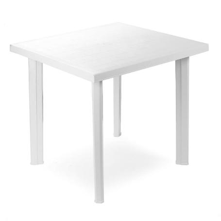 MESA RESINA FIOCCO BLANCA 80X75 CM