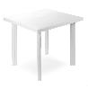 MESA RESINA FIOCCO BLANCA 80X75 CM