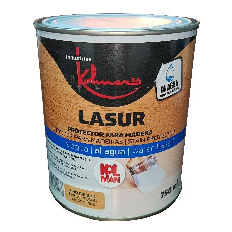 KOLMAN LASURE PROTECTOR  MADERA AL AGUA 750ML NOGAL MATE SEDO