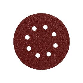 LIJA RECAMBIO VELCRO DISCO Ø 125 MM. CON AGUJEROS GRANO 120 (10 PIEZAS)