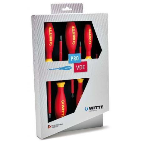 WITTE-670025-JUEGO DE 5 DESTORNILLADORES PRO VDE (PL/PZ)