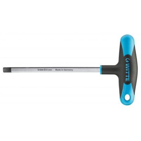WITTE-81608-LLAVE EN T HEXAGONAL PRO (8X200)