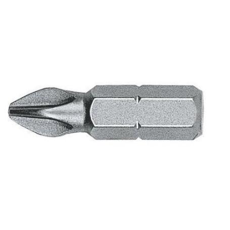 WITTE-27023-CAJA DE 50 PUNTAS PHILLIPS STANDARD GUÍA 1/4  CORTA (PH4X32 MM)