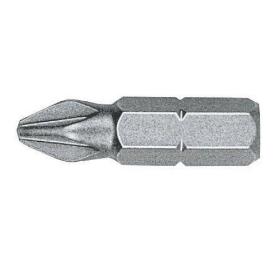 WITTE-27046-CAJA DE 100 PUNTAS POZIDRIV STANDARD GUÍA 1/4  CORTA (PZ.2 X 25)