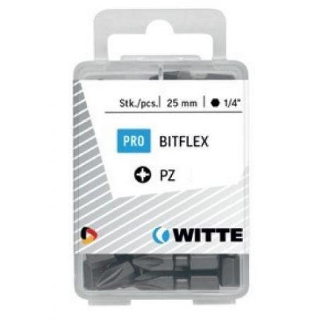 WITTE-428045-25 PUNTAS EN CAJITA DE PL&#XE1;STICO LARGO 25 MM (PZ 1 BITFLEX)