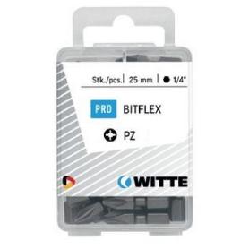 WITTE-428046-25 PUNTAS EN CAJITA DE PLÁSTICO LARGO 25 MM (PZ 2 BITFLEX)