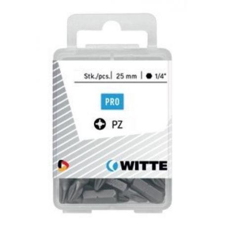 WITTE-427045-25 PUNTAS EN CAJITA DE PL&#XE1;STICO LARGO 25 MM (PZ 1)