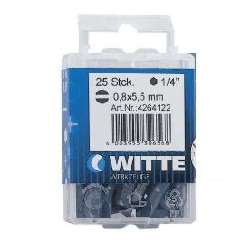 WITTE-426412-25 PUNTAS EN CAJITA DE PL&#XE1;STICO LARGO 25 MM (PL 5,5)