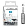 WITTE-429483-5 PUNTAS TORX DE SEGURIDAD EN CAJITA DE PLÁSTICO LARGO 25 MM (TS 25)