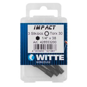 WITTE-428552-3 PUNTAS DE IMPACTO EN CAJITA DE PLÁSTICO T 25