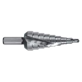 RUKO-101051H-BROCA ESCALONADA HSS CON MANGO HEXAGONAL 1/4  DIAMETRO  4,0-20,0 MM (9 PASOS)