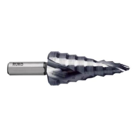 RUKO-101651P-BROCA ESCALONADA FLOWSTEP  HSS (6-20 MM)