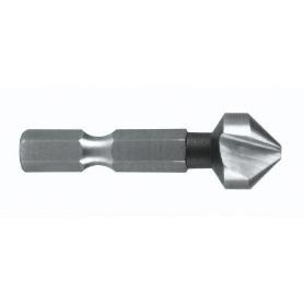 RUKO-102314-AVELLANADOR C&#XF3;NICO DIN 335 FORMA C 90&#XBA; HSS MANGO HEXAGONAL 1/4" (&#XD8; M&#XE1;X. 8,3 MM)