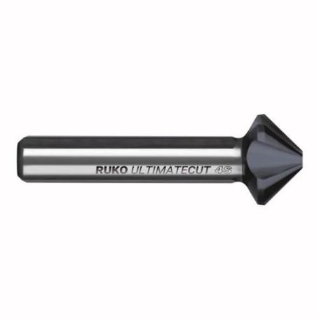 RUKO-102876P-AVELLANADOR C&#XF3;NICO ULTIMATECUT 4S HSS RUNATEC DIN 355 90&#XB0; (&#XD8; 12,4 MM)