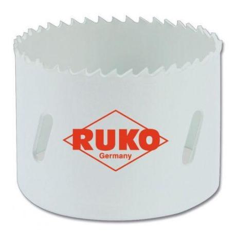 RUKO-126016-CORONA PERFORADORA HSS-CO 8 BIMETAL CON DENTADO FINO (&#XD8; 16 MM)