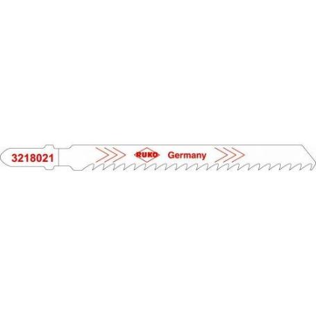 RUKO-3218021-PACK DE 5 SIERRAS DE CALAR HCS ACERO CORTE ULTRA R&#XE1;PIDO 100 MM (EQUIVALENCIA BOSCH T 144 DF)