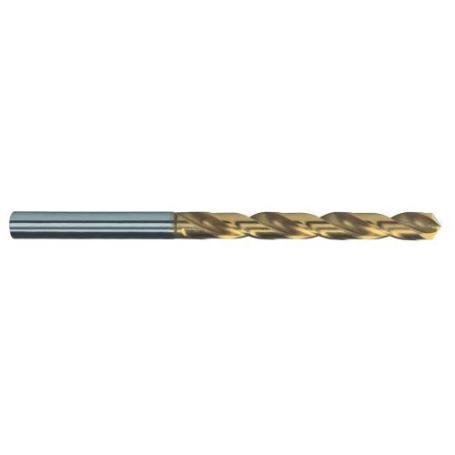 RUKO-250125T-PACK DE 5 BROCAS HELICOIDALES DIN 338 TIPO N HSS-TIN RECTIFICADA CON AUTOCENTRADO (DIAMETRO  12,5 MM)