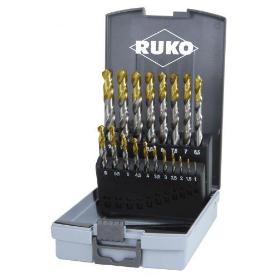 RUKO-2501214TRO-JUEGO DE 19 BROCAS HSS-G