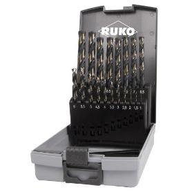 RUKO-288214RO-JUEGO DE 19 BROCAS SPEED CUT