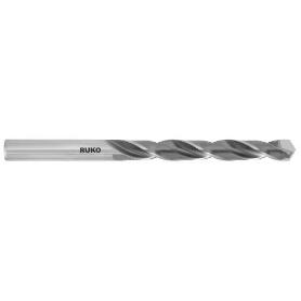 RUKO-815100-BROCA HELICOIDAL DIN 338 TIPO N CON PLAQUITA DE CORTE DE METAL DURO SOLDADA (DIAMETRO  10.00 MM)