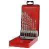 RUKO-213246-JUEGO DE 7 BROCAS DE 3 LABIOS PARA MARTILLO SDS-PLUS (DIAMETRO  5-6-8 X 110 MM + DIAMETRO  6-8-10-12 X 