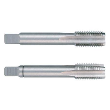 RUKO-235241-JUEGO DE 2 MACHOS PARA ROSCAR A MANO MF DIN 2181 HSS RECTIFICADOS CON ROSCA MF24 X 2 MM