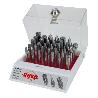 RUKO-116008-JUEGO DE 35 FRESAS DE METAL DURO CON VÁSTAGO DE 6 MM EN VITRINA DE PLÁSTICO