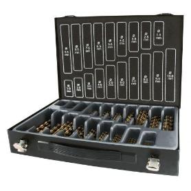 TERRAX-A214200-MALETÍN-ALMACÉN CON 170 BROCAS DIN 338 TIPO N HSS RECTIFICADAS