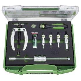 KUKKO-K-22-B-JUEGO PARA EXTRAER RODAMIENTOS INTERIORES CON PUENTE Y MARTILLO DESLIZANTE (28-70 MM)